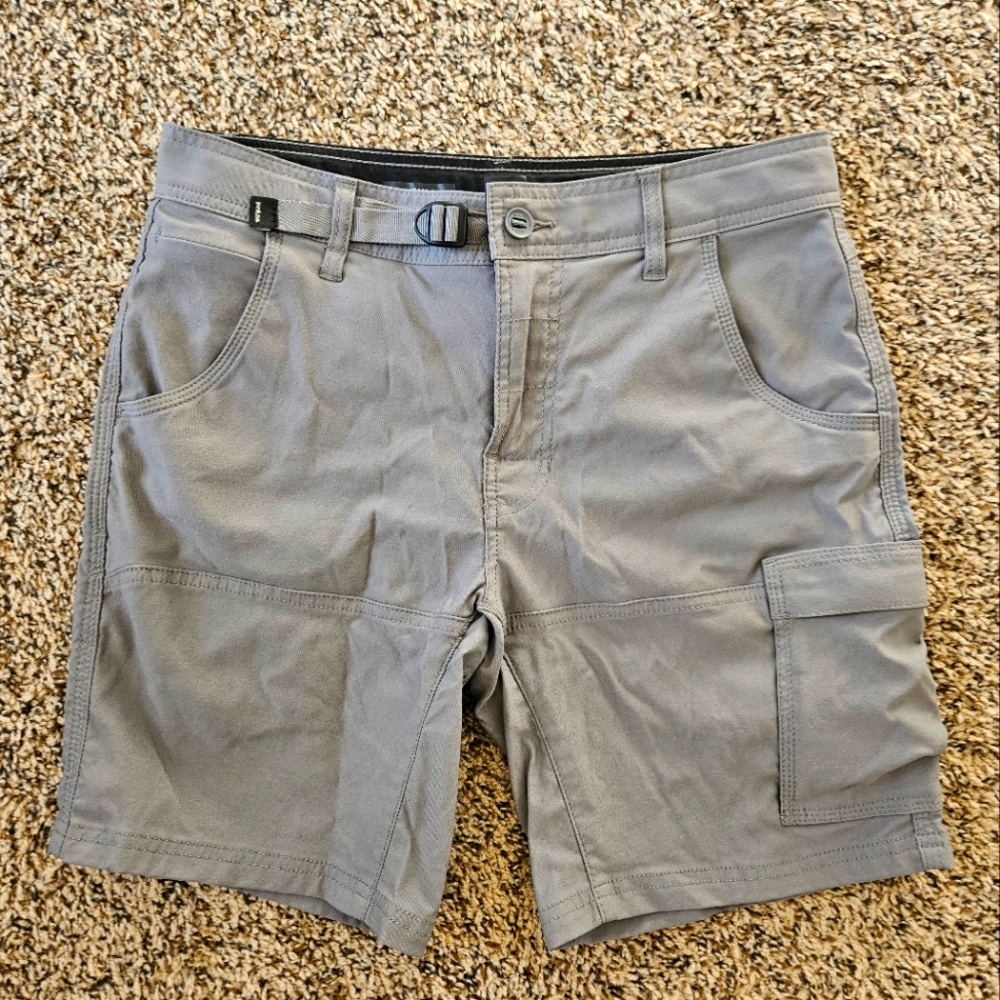 Stretch Zion Short II Size 30 Flint Grey